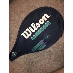 Vintage Wilson Graphite Aggressor 8.5 Si 95 Sq. In. Tennis Racquet case